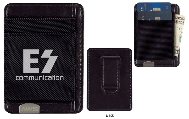 Executive RFID Money Clip Card Holder